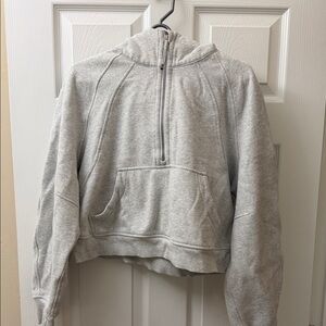 Lululemon grey scuba hoodie (size m/l)